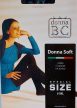Akril harisnyanadrág, Donna B.C. barna, XXL (5 )méret
