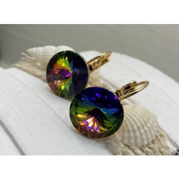   Aranyozott, Antiallergén, Stílus Fülbevaló Swarovski Kristállyal Díszítve