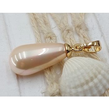 Aranyozott, Antiallergén medál, rosegold 