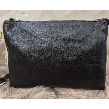 Női bőrtáska fekete színű