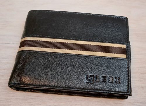 FÉRFI VALÓDI BŐR PÉNTÁRCA LRLEEX, BARNA SZÍNBEN, X