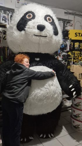 Órias pandamaci - party maci szolgáltatás (280cm) 20 perc