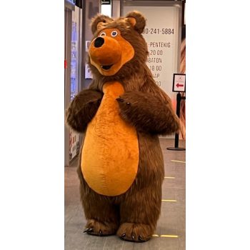   Óriás barna maci - Party BARNA maci (200cm), jelmezes megjelenés 20 percig, Budapesti helyszíneken